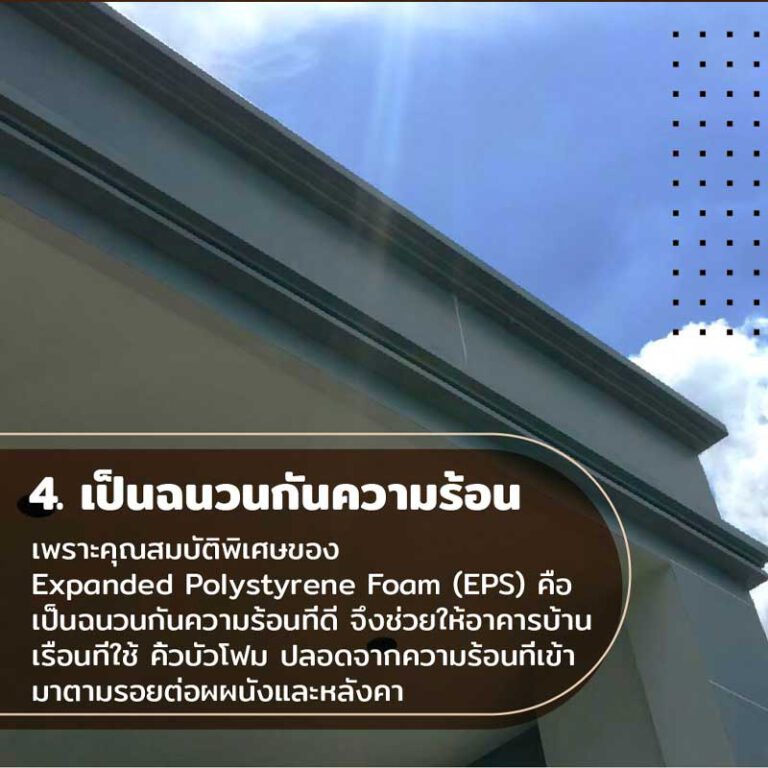 คิ้วบัวโฟม , บัวโฟม , บัวประดับ , บัวติดผนัง